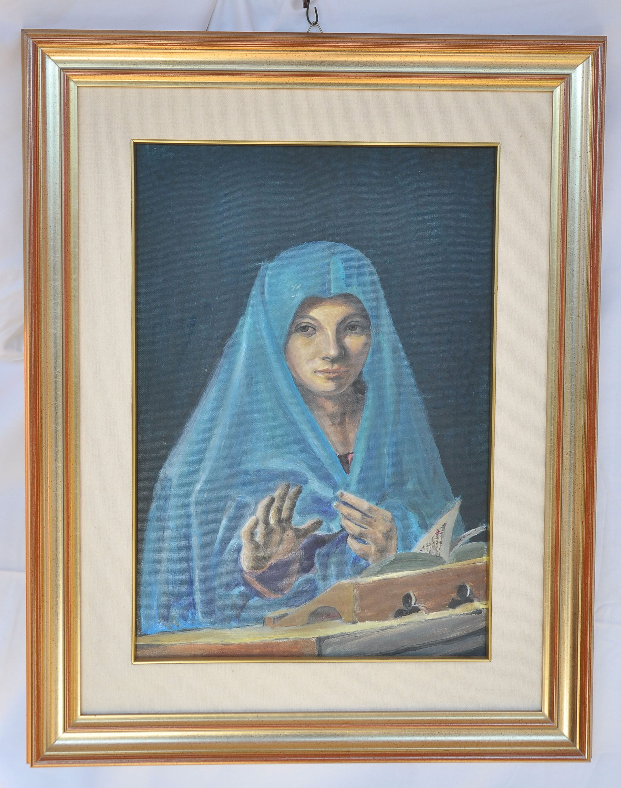 Virgin Annunciate 35X50 PRIVATE COLLECTION