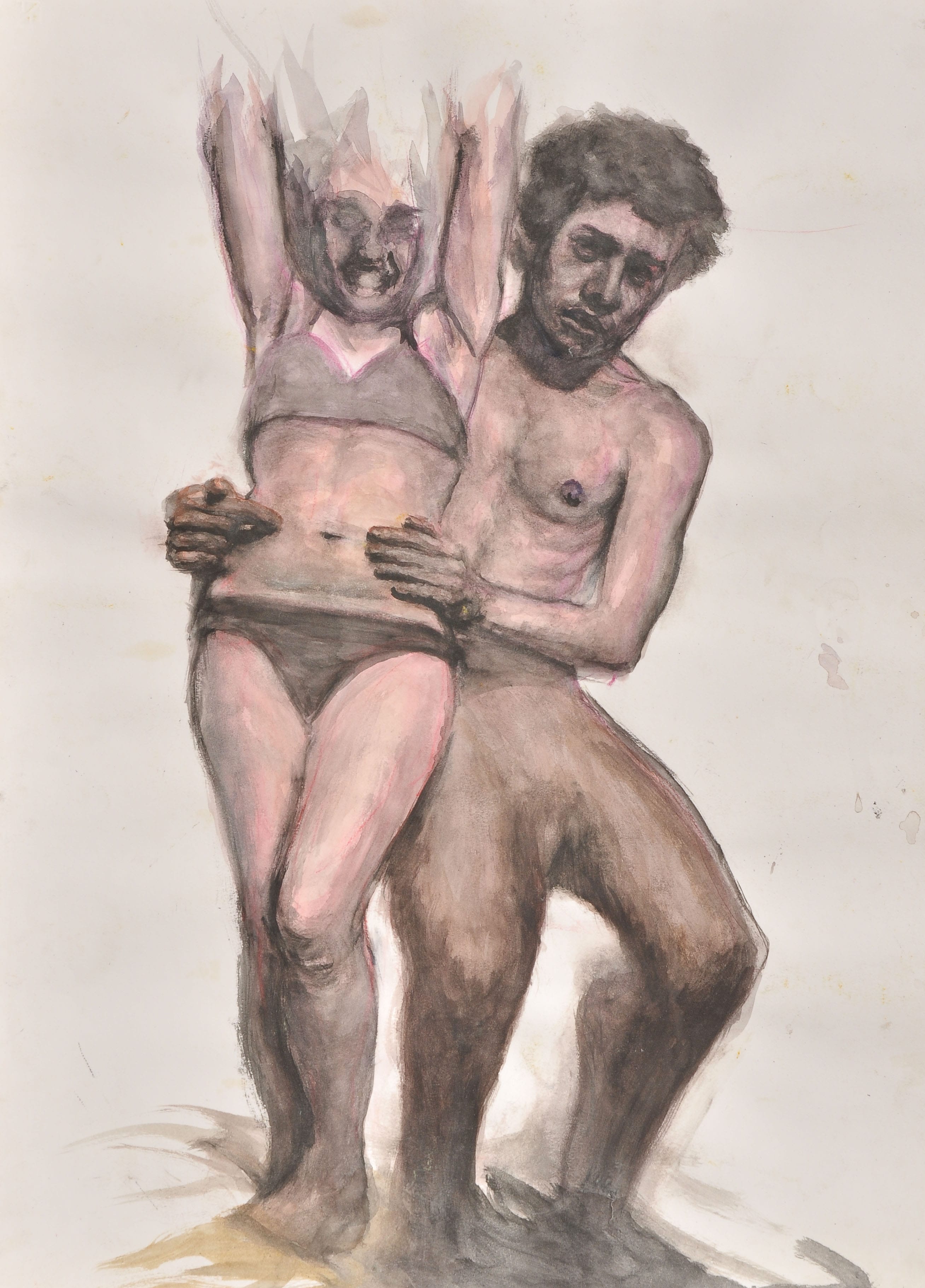 Satyr and nymph 50X70