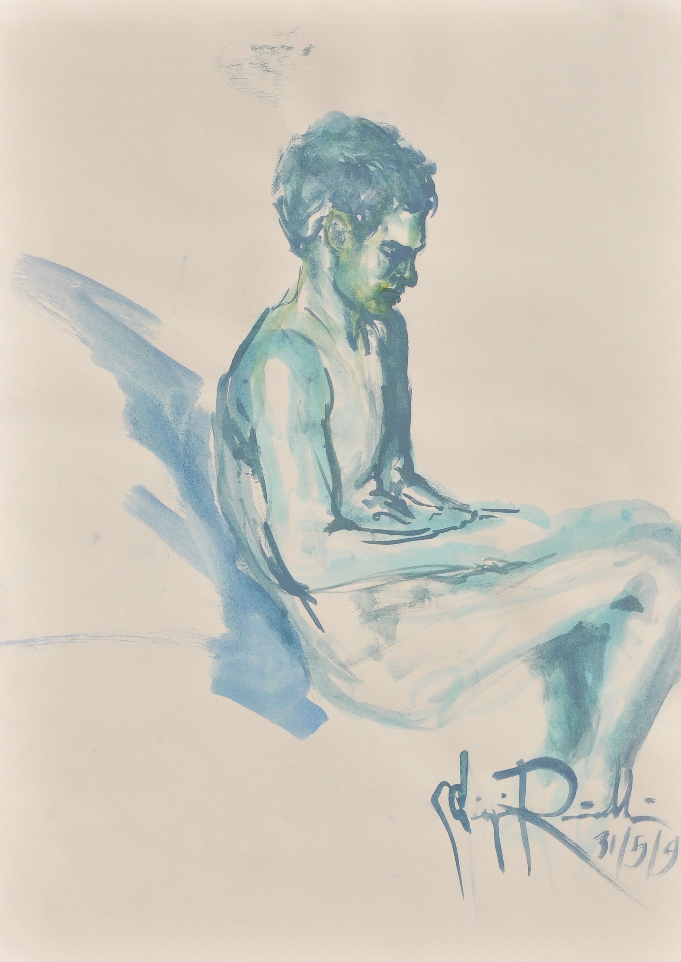 Bleu nude 30X42